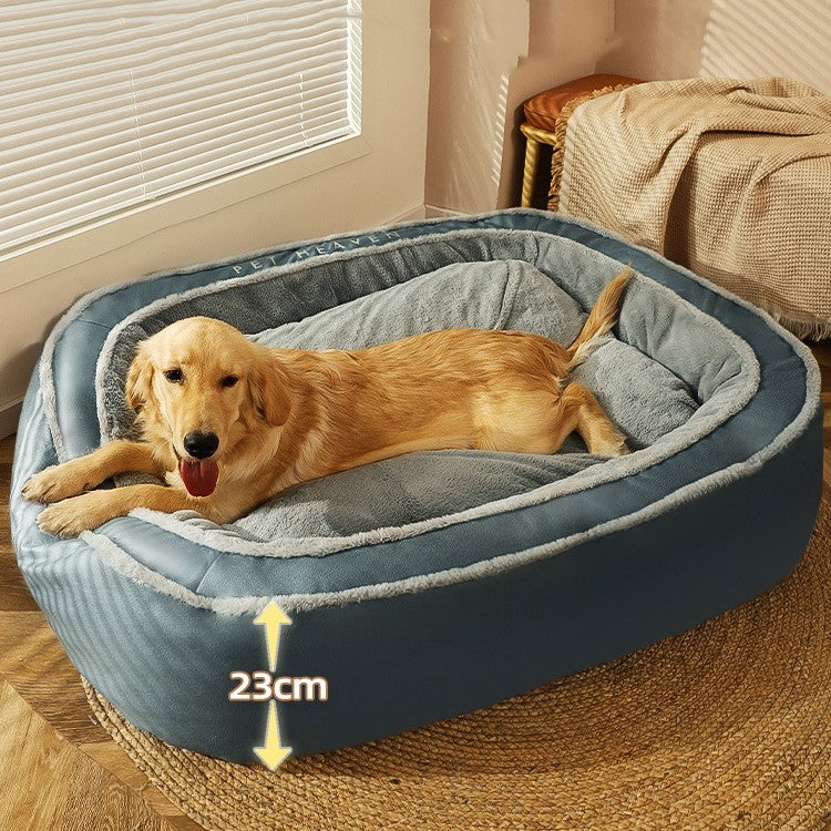 Winter warm dog bed